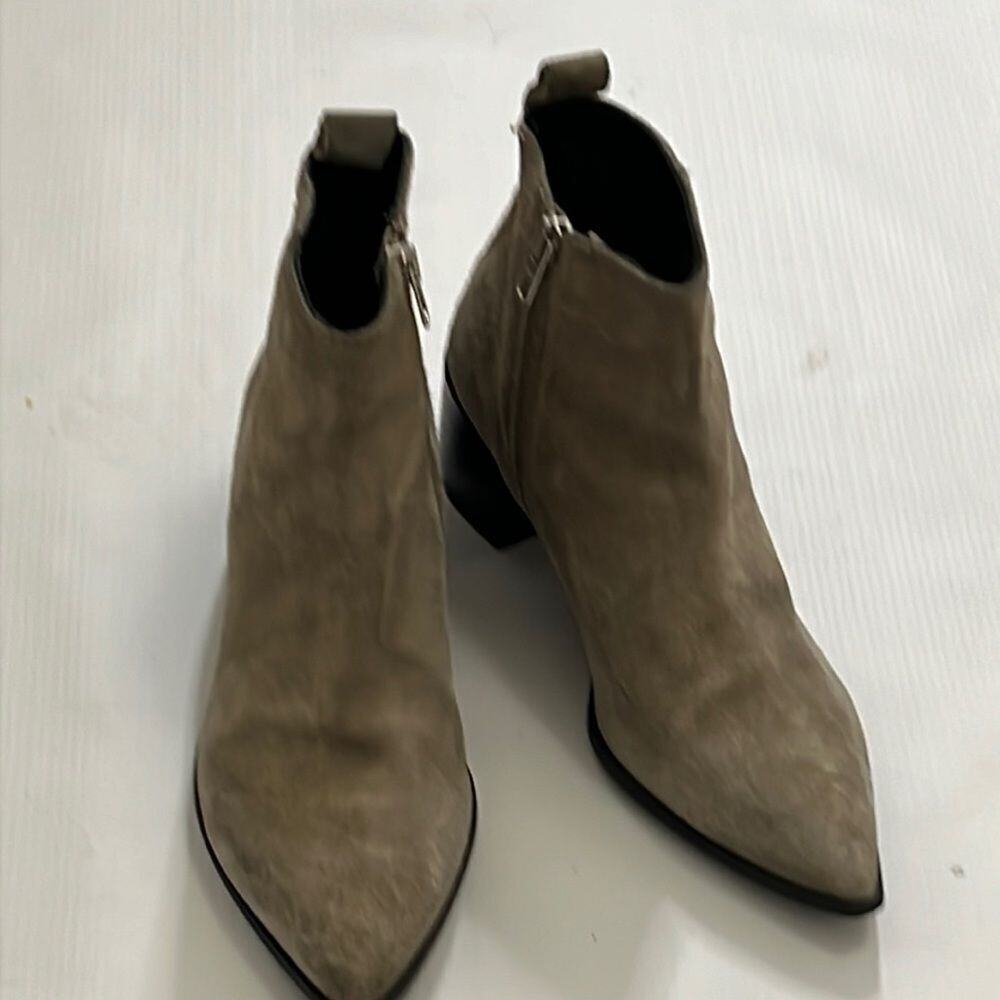 EVERLANE THE BOSS LEATHER SUEDE ANKLE BOOTS SIZE 5